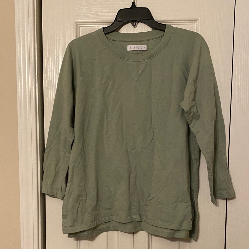 LAKE Aqua Green Crewneck Sweatshirt